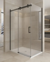 Load image into Gallery viewer, Shower Glass - Kora Series 2 Sides Frameless Glass Black