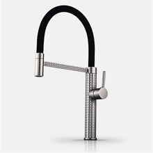 Load image into Gallery viewer, Carved Spring Neck Pull Out Kitchen Sink Mixer Tap Brass 4 Colors