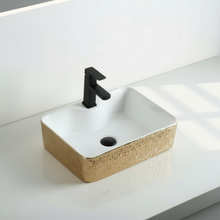 Load image into Gallery viewer, Counter Top Ceramic Basin A01 - Golden
