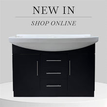 Load image into Gallery viewer, Vanity - A1200F Black Color Double Basin 1200mm