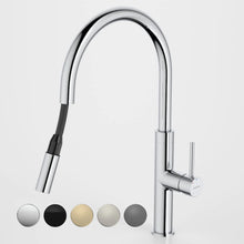 Load image into Gallery viewer, CAROMA Liano II Pull Out Sink Mixer - Brushed Nickel/Chrome