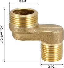 Load image into Gallery viewer, 2 Pcs Solid Brass Bathtub Shower Faucet Adjustable Swing Arm
