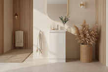 Load image into Gallery viewer, Vanity - Misty Series 400F White/ Grain wood/Grey