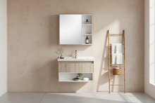 Load image into Gallery viewer, Vanity - Poli Series 900 Wood Grain And White - 100% Water Proof