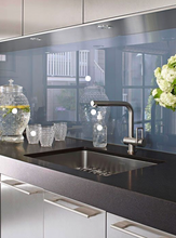 Load image into Gallery viewer, Metallic Painted Glass Splashback Customisation