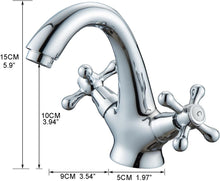 Load image into Gallery viewer, Copper Basin Water Tap Double Handles - 2017