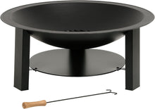 Load image into Gallery viewer, BBQ-Toro solid cast iron fire bowl, garden fire pit
