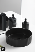Load image into Gallery viewer, Counter Top Ceramic Basin 025 Black/ White