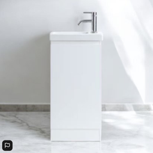 Load image into Gallery viewer, Vanity - Misty Series 400F White/ Grain wood/Grey