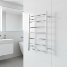 Load image into Gallery viewer, Heated Towel Rail round 7 Bar
