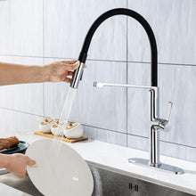 Load image into Gallery viewer, Kitchen Sink Faucet with Magnetic Docking Spray Head