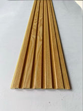 Load image into Gallery viewer, Fluted Panels 159x3000mm WPC Slated Wall Panel- Light Oak Color