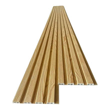 Load image into Gallery viewer, Fluted Panels 159x3000mm WPC Slated Wall Panel- Light Oak Color