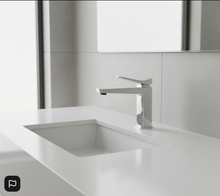 Load image into Gallery viewer, Aquatica Hix Basin Mixer Chrome/Black