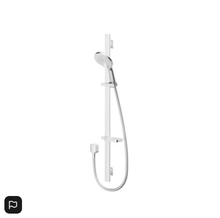 Load image into Gallery viewer, Koha Rail Shower Satinjet MKII White Faceplate KHSRCPWH