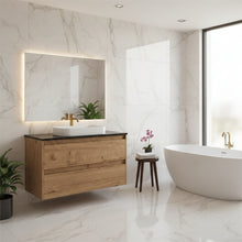 Load image into Gallery viewer, Vanity - Heron Series Plywood in Wooden Color With Stone Top - 100% Water Proof