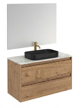 Load image into Gallery viewer, Vanity - Heron Series Plywood in Wooden Color With Stone Top - 100% Water Proof