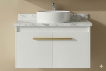 Load image into Gallery viewer, The European Bathroom Vanity 100% WaterProof With Marble Stone Top