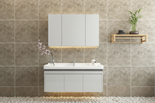 Load image into Gallery viewer, Bathroom Mirror Cabinet 600/700/900x140x700 mm - White