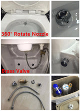 Load image into Gallery viewer, Ceramic One Piece Toilet Bidet, Toilets with Built-in Bidet