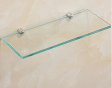 Load image into Gallery viewer, Bathroom Tempered Glass Wall-mounted Storage Rack