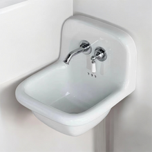Load image into Gallery viewer, CERAMIC MOUNTED SMALL SINK WB425