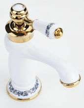 Load image into Gallery viewer, Vintage Floral Ceramic Single Handle Mixer Tap Cold Hot Water