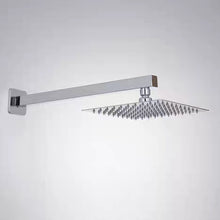 Load image into Gallery viewer, Shower Rose - Wall Mount Arm Square Chrom/Black