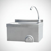 Load image into Gallery viewer, Wall Mounted Stainless Steel Sink Hotel Equipments Knee operate Hand Wash Sink