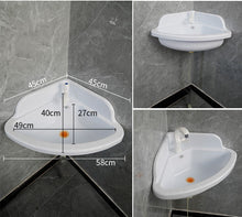 Load image into Gallery viewer, ACRYLIC sink RV motorhomes caravan plastic kitchen Built-in MINI Bathroom