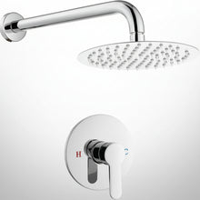 Load image into Gallery viewer, Bathroom Rain Shower System - Chrome Rainfall Shower Head