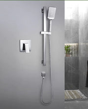 Load image into Gallery viewer, Shower Slide Combo Mains Pressure L005C Set Chrome/Black