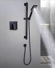 Load image into Gallery viewer, Shower Slide Combo Mains Pressure L005C Set Chrome/Black