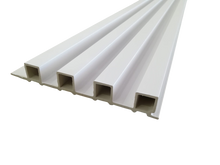 Load image into Gallery viewer, Fluted Panels 150x3000mm WPC Slated Wall Panel - White