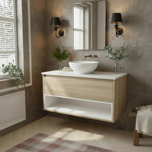 Load image into Gallery viewer, Vanity - Polie 900mm Wall Hung Vanity with counter top