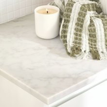 Load image into Gallery viewer, Wall Hung Bathroom Vanity - Matt White 700/900/1200mm Marble Stone Counter Top