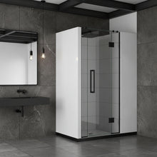 Load image into Gallery viewer, Shower Glass - Stream Series Swing Door 10mm Glass Gun Metal Frame
