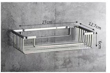 Load image into Gallery viewer, Chrome Wire Soap Basket Shower Shelf Y117