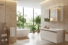 Load image into Gallery viewer, Bathroom Mirror Cabinet 600/700/900x140x700 mm - White