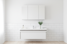 Load image into Gallery viewer, Bathroom Mirror Cabinet 600/700/900x140x700 mm - White