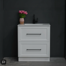 Load image into Gallery viewer, Vanity - Jess Series Freestanding - 100% Water Proof In White