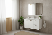 Load image into Gallery viewer, Vanity - Asron Series Plywood in white - 100% waterproof