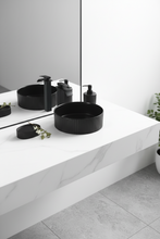 Load image into Gallery viewer, Counter Top Ceramic Basin 025 Black/ White
