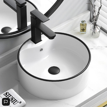 Load image into Gallery viewer, Counter Top Ceramic Basin