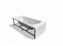 Load image into Gallery viewer, Acrylic Soaking Alcove Bathtub in Glossy White with Right-Hand Drain 1660mm