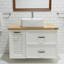 Load image into Gallery viewer, Vanity - Elite Series Pinewood - 100% Water Proof 800mm White