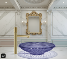 Load image into Gallery viewer, Bathroom Vessel Sink Vanity Glass Vessel Bowl