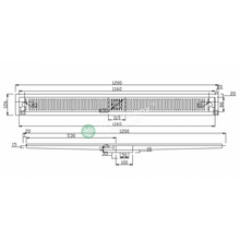 Load image into Gallery viewer, Shower Grate Stainless Steel 1200/1500/1800mm
