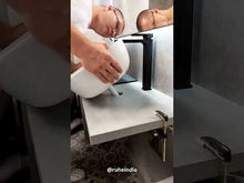 Load and play video in Gallery viewer, Counter Top Ceramic Basin 016