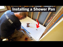Load and play video in Gallery viewer, Shower Tray - Rectangle Series Center Hole Option